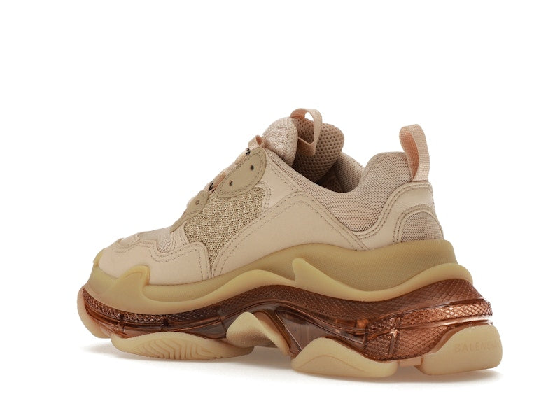 Balenciaga Triple S Clear Sole Beige (Women's)