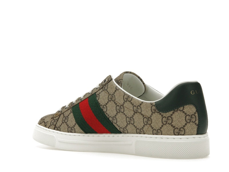 Gucci Ace Web Beige Ebony