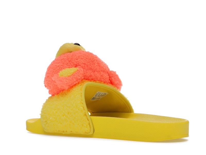 adidas JS Adilette Jeremy Scott Teddy Yellow