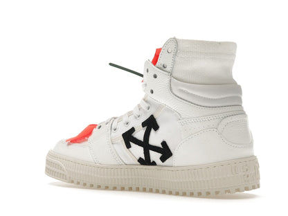 OFF-WHITE Off Court 3.0 Leather White White Orange (Bold Medial Logo)