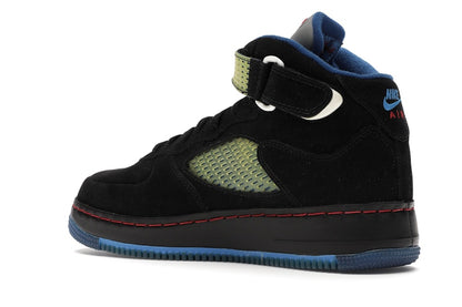 Jordan AJF 5 Black Blue Ribbon Varsity Red