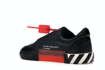 OFF-WHITE Vulc Low Black Leather FW19