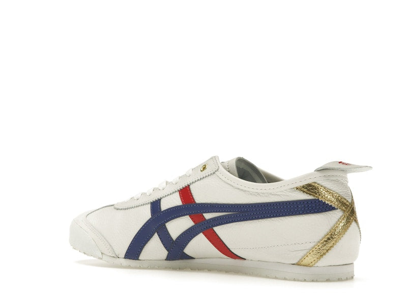 Onitsuka Tiger Mexico 66 White Blue Red Metallic Gold