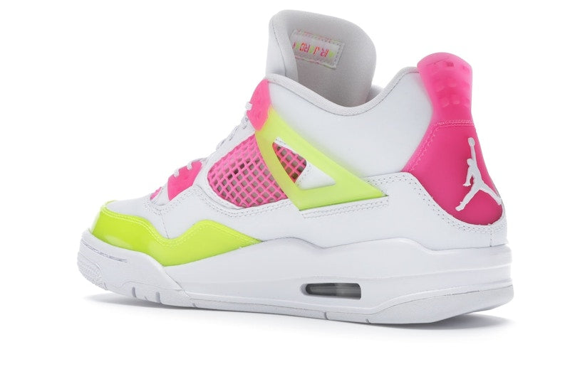 Jordan 4 Retro White Lemon Pink (GS)