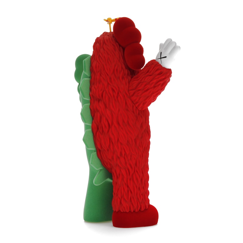 KAWS KACHAMUKKU Vinyl Figure Green/Red