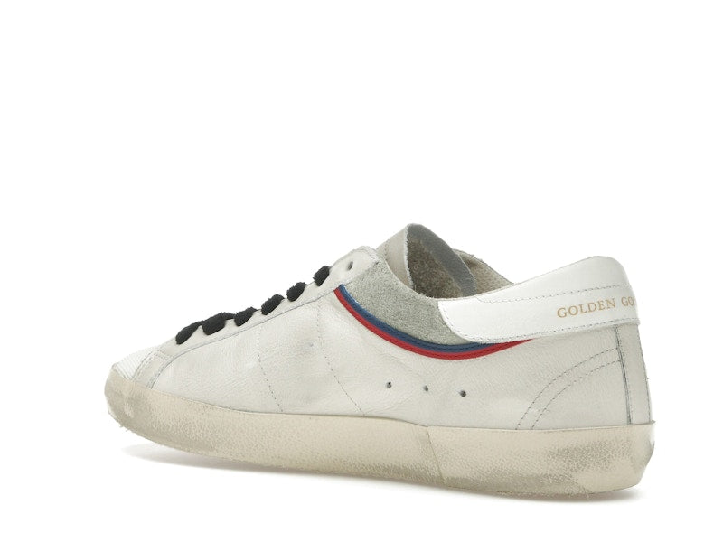 Golden Goose Super Star White Grey Red Blue
