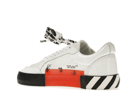 OFF-WHITE Vulc Low Croco Leather White Black