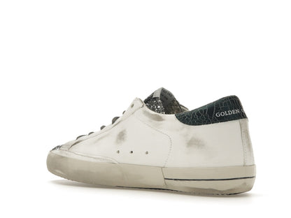 Golden Goose Super-Star Glitter Cream Silver (Women's)