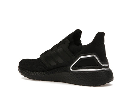 adidas Ultra Boost 20 Core Black Silver Metallic