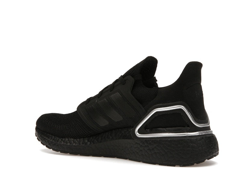 adidas Ultra Boost 20 Core Black Silver Metallic