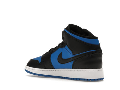 Jordan 1 Mid Black Royal Blue (GS)