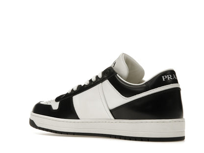 Prada Downtown Low Top Sneakers Leather White Black