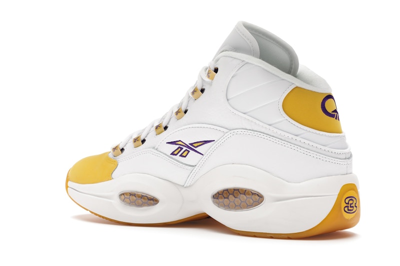 Reebok Question Mid Yellow Toe