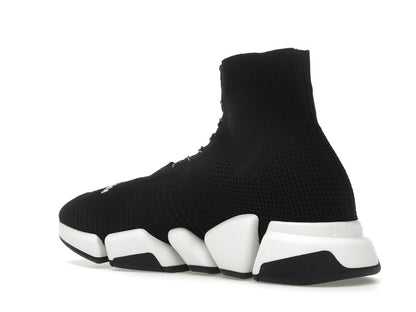 Balenciaga Speed 2.0 Lace Up Black White
