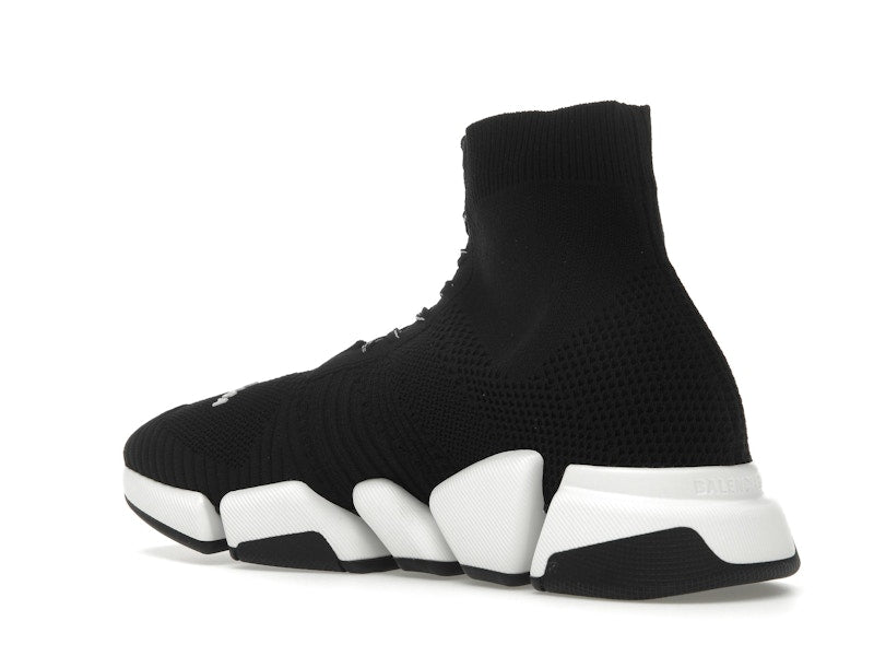 Balenciaga Speed 2.0 Lace Up Black White