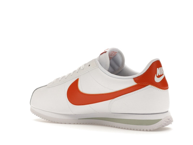 Nike Cortez White Campfire Orange