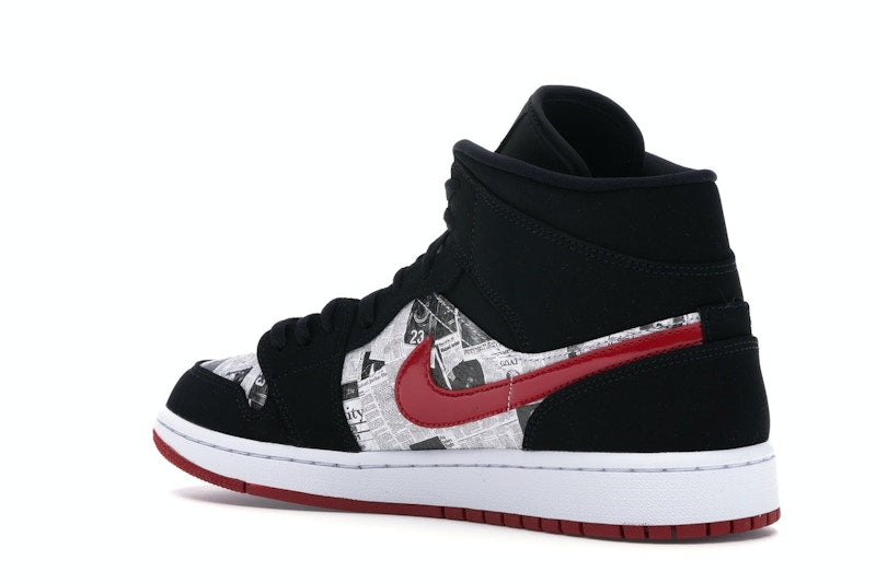 Jordan 1 Mid Newspaper Air Times