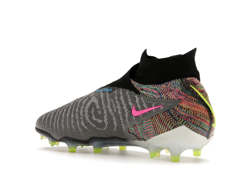 Nike Gripknit Phantom GX Elite Dynamic Fit Fusion FG Black White Blue Glow Volt