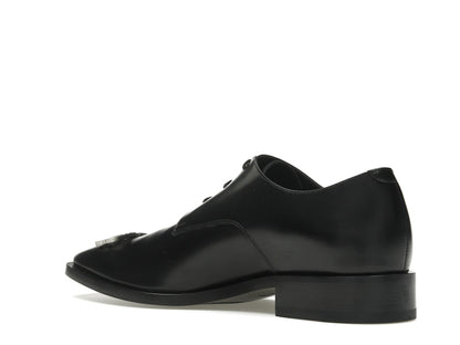 Balenciaga Rim Derby Shoes Black Leather