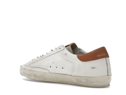 Golden Goose Super-Star White Grey Brown Heel Tab