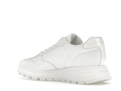 Prada PRAX 01 Sneakers Re-Nylon Brushed Leather White White