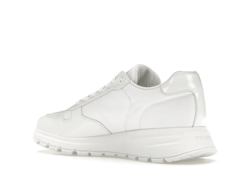 Prada PRAX 01 Sneakers Re-Nylon Brushed Leather White White