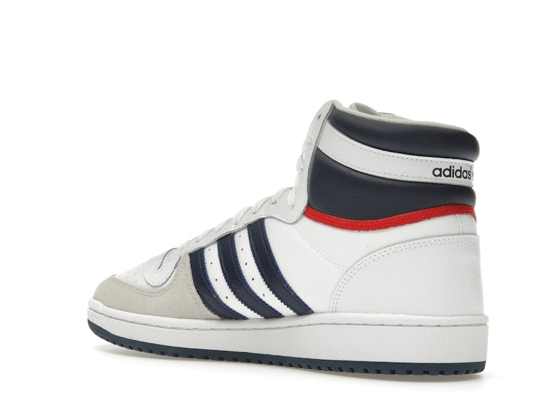 adidas Top Ten Hi White Navy Red