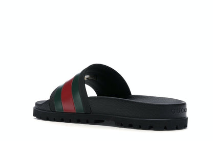 Gucci Web Slide Sandal Black