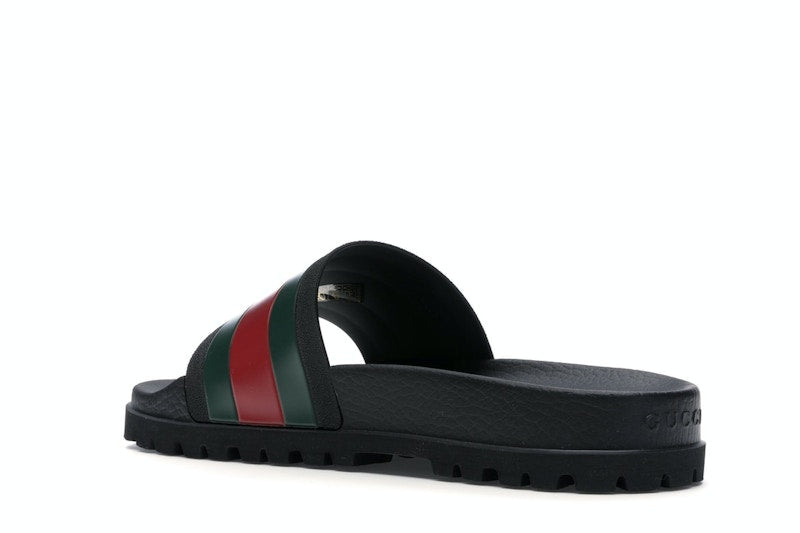 Gucci Web Slide Sandal Black