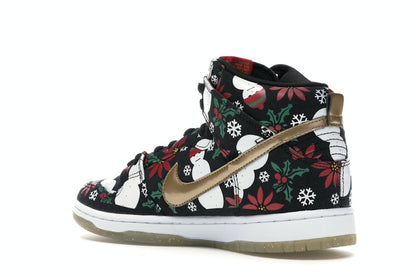 Nike SB Dunk High Concepts Ugly Christmas Sweater Black