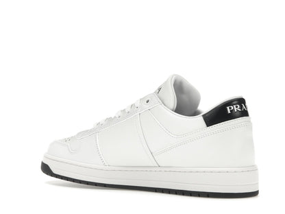 Prada Downtown Low Top Sneakers Leather White White Black