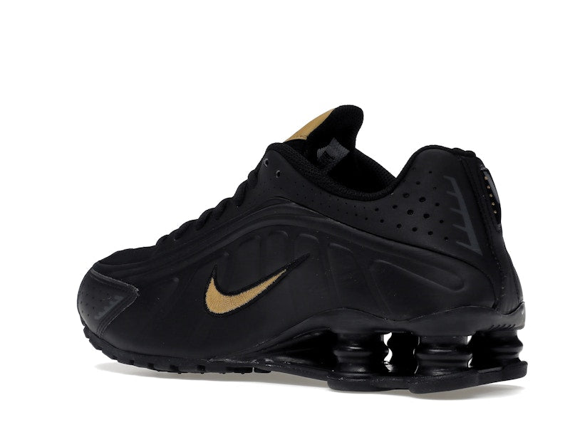 Nike Shox R4 Black Metallic Gold (GS)