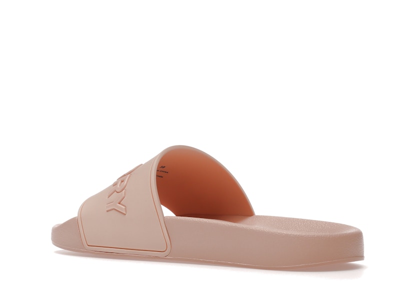 Burberry Embossed Logo Slides Peach Pink (Women's)