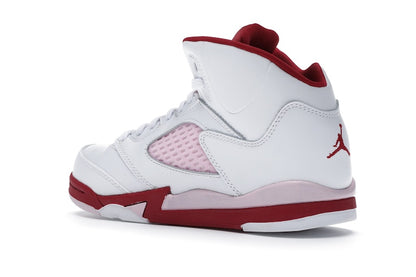 Jordan 5 Retro White Pink Red (PS)
