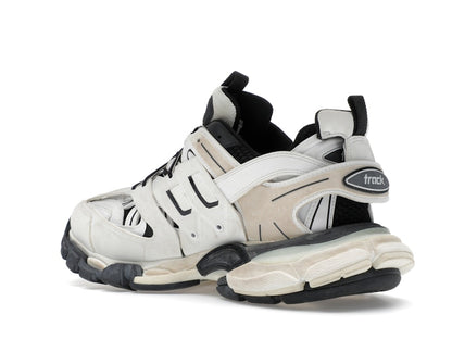Balenciaga Track Worn Out In White Black