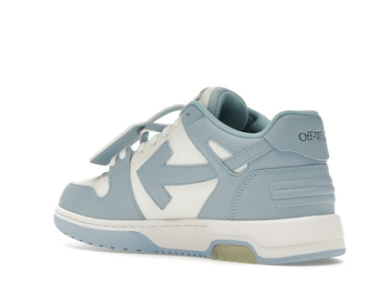 Off-White Out Of Office Calf Leather White Baby Blue