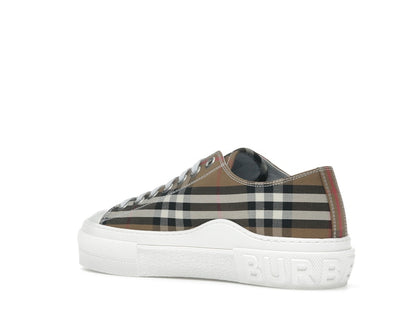 Burberry Low Top House Check Sneaker Taupe Brown (Women's)