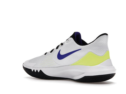 Nike Precision 5 White Barely Volt