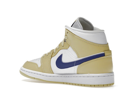 Jordan 1 Mid Lemon Wash Lapis (Women's)
