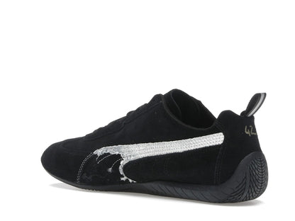 Balenciaga x Puma Speedcat Suede Distressed Black White