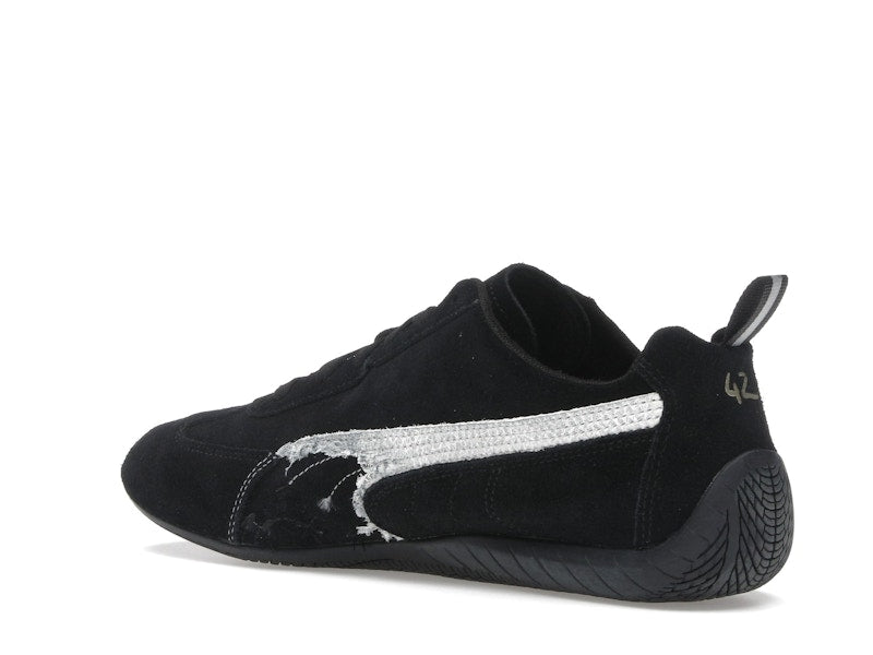 Balenciaga x Puma Speedcat Suede Distressed Black White