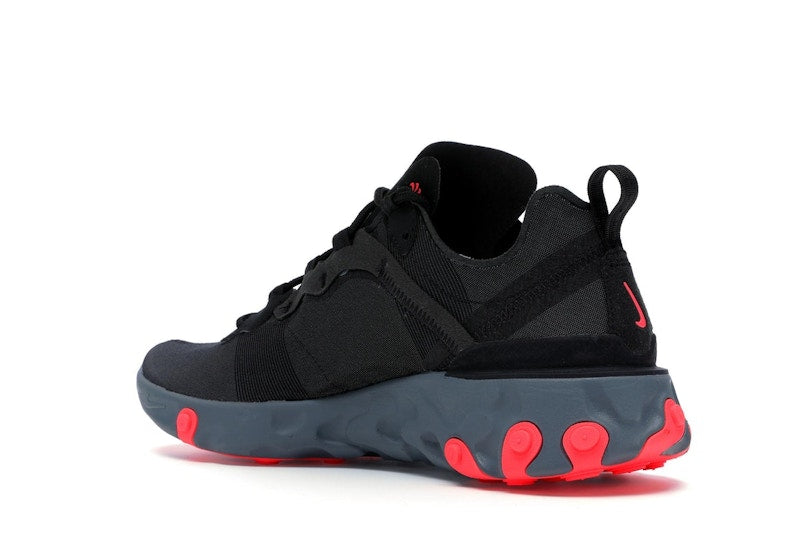 Nike React Element 55 Black Solar Red