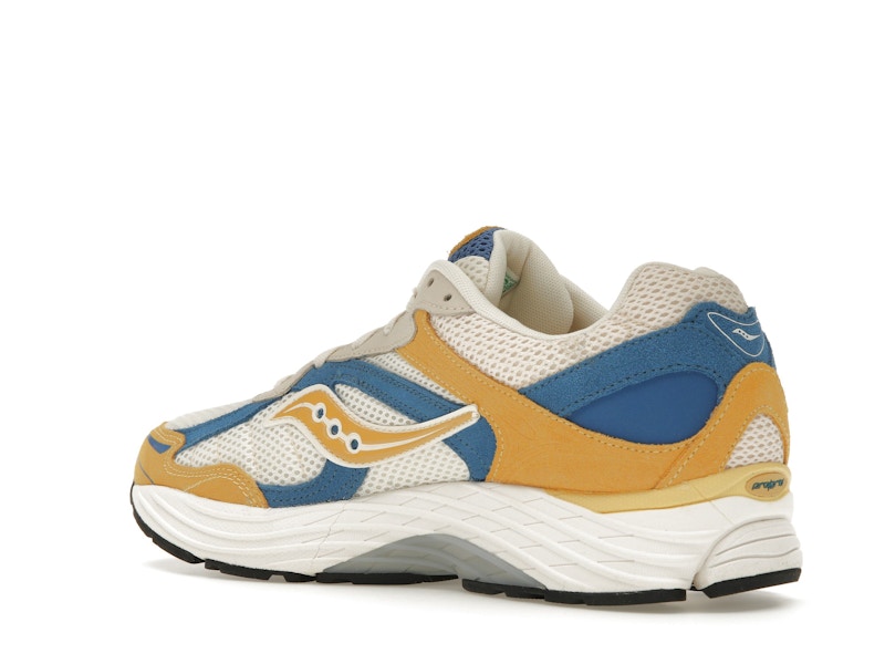 Saucony ProGrid Omni 9 Premium Cream Yellow Royal Blue