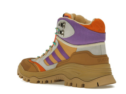 Gucci x Adidas Laced Up Boots Brown Purple (Women's)