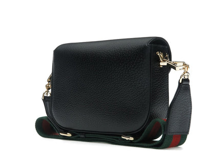 Gucci x adidas Horsebit 1955 Shoulder Bag Black/White