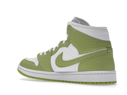 Jordan 1 Mid Green Python (Women's)