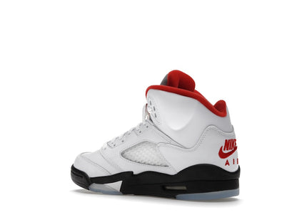 Jordan 5 Retro Fire Red Silver Tongue (2020) (GS)
