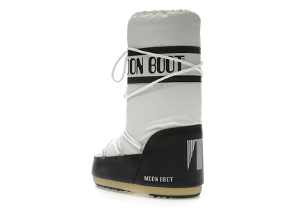 Moon Boot Icon Nylon Boot Black White