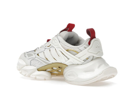 adidas XLG Runner Deluxe Off White Gold Metallic Red