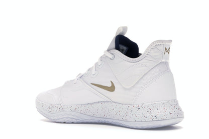 Nike PG 3 White Gold Navy